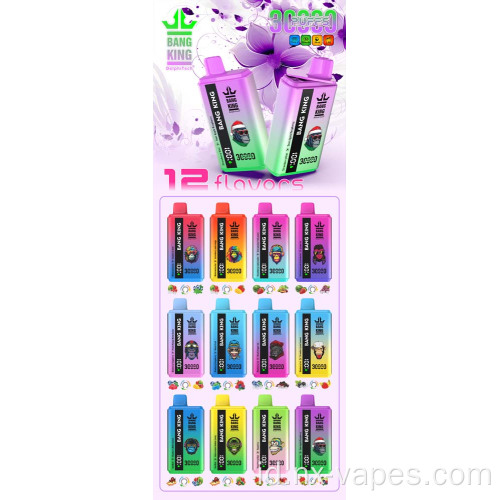 Bang King 30000 Puffs Disposable Vapes